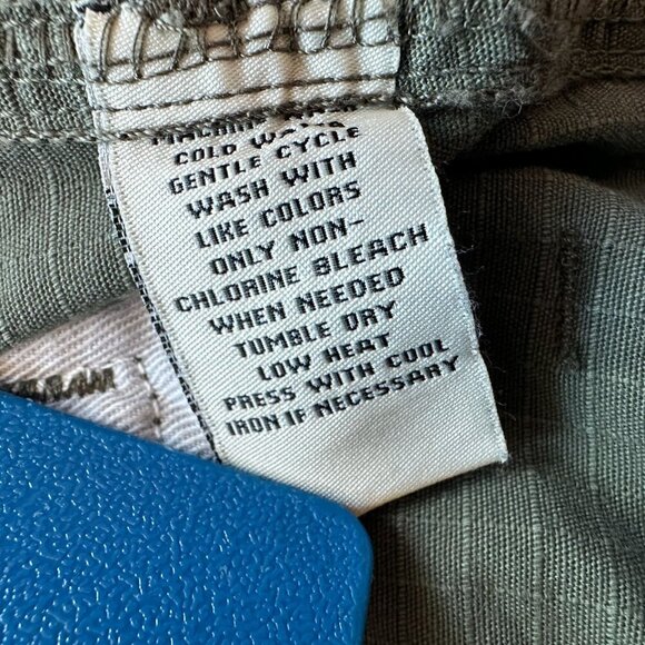 Vintage Polo Jeans Co. Ralph Lauren Green Knee Length Cargo Skirt Womens 10 - Picture 4 of 4